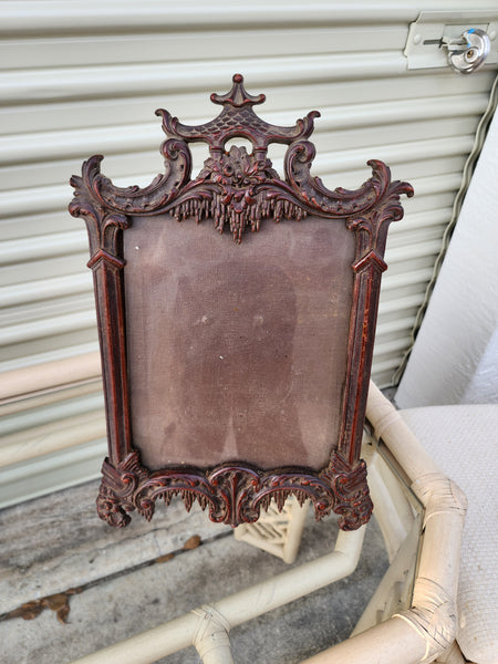 VINTAGE SYROCO WOOD PAGODA MIRROR/ PICTURE FRAMES ~ ART (2 AVAILABLE) ~ MISC