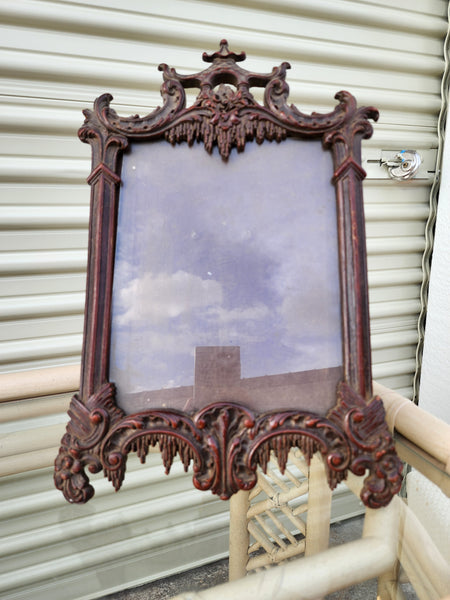 VINTAGE SYROCO WOOD PAGODA MIRROR/ PICTURE FRAMES ~ ART (2 AVAILABLE) ~ MISC