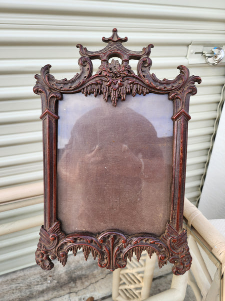 VINTAGE SYROCO WOOD PAGODA MIRROR/ PICTURE FRAMES ~ ART (2 AVAILABLE) ~ MISC