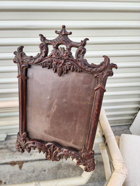 VINTAGE SYROCO WOOD PAGODA MIRROR/ PICTURE FRAMES ~ ART (2 AVAILABLE) ~ MISC