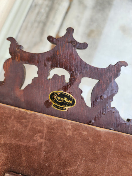 VINTAGE SYROCO WOOD PAGODA MIRROR/ PICTURE FRAMES ~ ART (2 AVAILABLE) ~ MISC