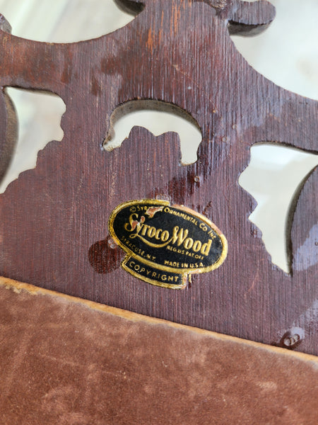 VINTAGE SYROCO WOOD PAGODA MIRROR/ PICTURE FRAMES ~ ART (2 AVAILABLE) ~ MISC