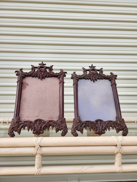 VINTAGE SYROCO WOOD PAGODA MIRROR/ PICTURE FRAMES ~ ART (2 AVAILABLE) ~ MISC