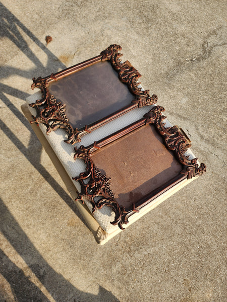 VINTAGE SYROCO WOOD PAGODA MIRROR/ PICTURE FRAMES ~ ART (2 AVAILABLE) ~ MISC