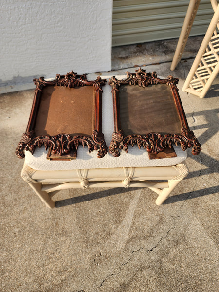 VINTAGE SYROCO WOOD PAGODA MIRROR/ PICTURE FRAMES ~ ART (1 AVAILABLE) ~ MISC