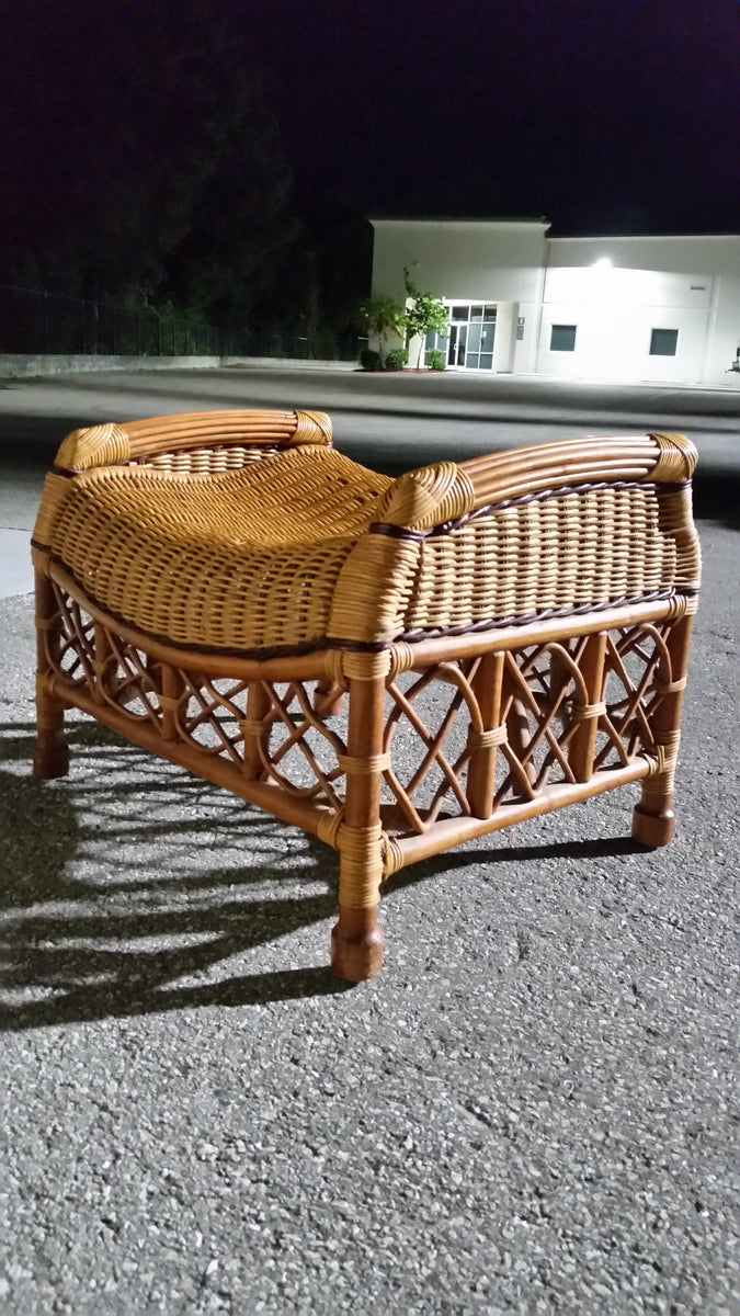 Palecek retro online rattan chair