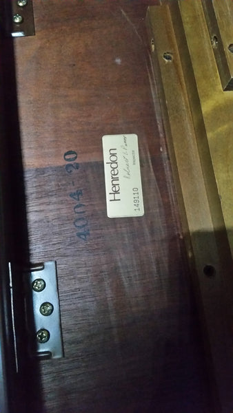 VINTAGE HENREDON FAUX MALACHITE CHINOISERIE MING WATERFALL DINING SET WITH SIX CANE DINING CHAIRS