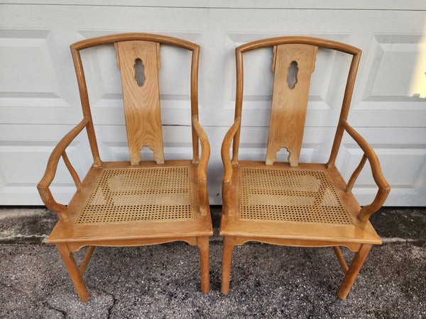 VINTAGE CENTURY FURNITURE CANE DINING/ CAPTAINS/ DESK/ ACCENT CHAIRS (2 AVAILABLE)