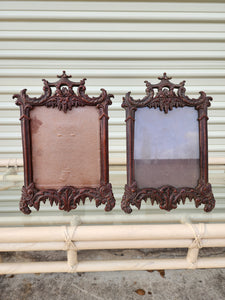 VINTAGE SYROCO WOOD PAGODA MIRROR/ PICTURE FRAMES ~ ART (2 AVAILABLE) ~ MISC
