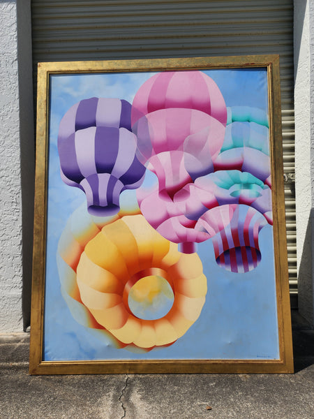 VINTAGE HOT AIR BALLOON ART ~ MISC