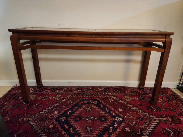 VINTAGE CHINOISERIE MING FRETWORK CONSOLE/ SOFA TABLE