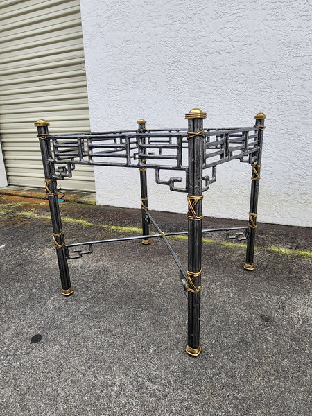 VINTAGE MAITLAND-SMITH CHINOISERIE FRETWORK END TABLE