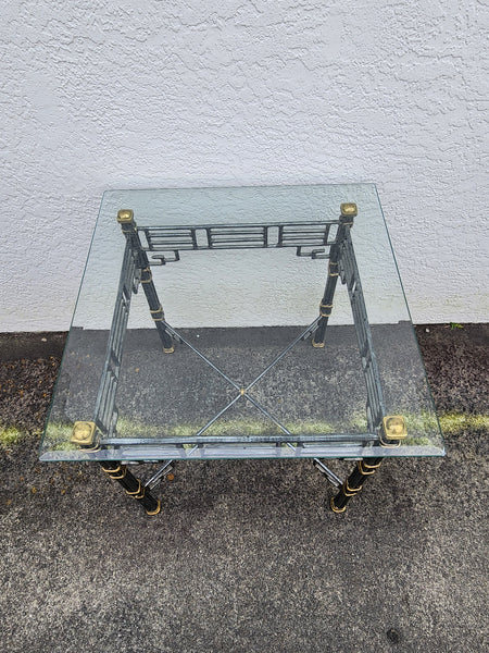 VINTAGE MAITLAND-SMITH CHINOISERIE FRETWORK END TABLE