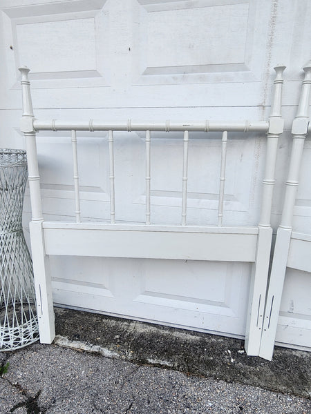 VINTAGE HENRY LINK BALI HAI FAUX BAMBOO TWIN HEADBOARDS (2)