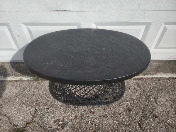 VINTAGE RUSSELL WOODARD SPUN FIBERGLASS COFFEE TABLE