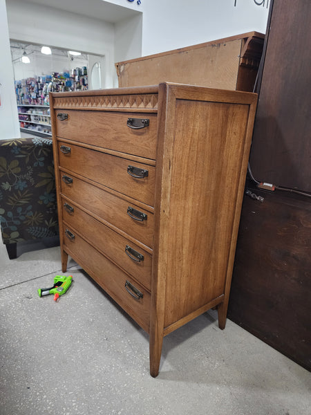 VINTAGE MID CENTURY MODERN BROYHILL PREMIER TALLBOY DRESSER