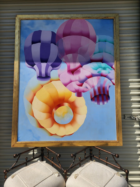 VINTAGE HOT AIR BALLOON ART ~ MISC