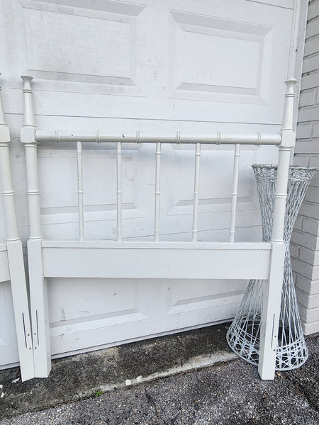 VINTAGE HENRY LINK BALI HAI FAUX BAMBOO TWIN HEADBOARDS (2)