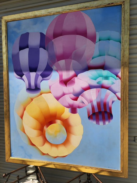 VINTAGE HOT AIR BALLOON ART ~ MISC
