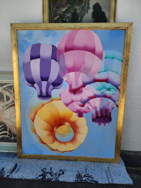 VINTAGE HOT AIR BALLOON ART ~ MISC