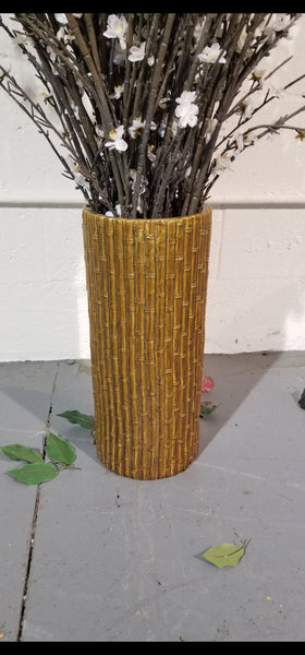 VINTAGE CERAMIC/ PORCELAIN FAUX BAMBOO UMBRELLA 🌂 STAND/ VASE ⚱️ ~ MISC