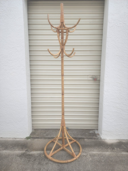 VINTAGE BAMBOO PAGODA COAT/HAT RACK ~ MISC