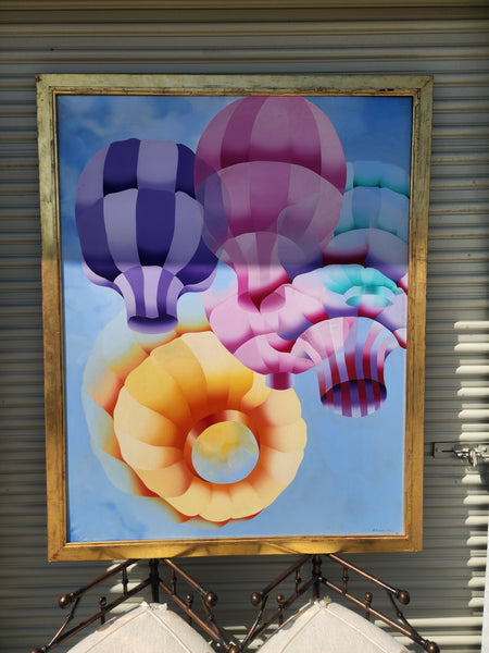 VINTAGE HOT AIR BALLOON ART ~ MISC