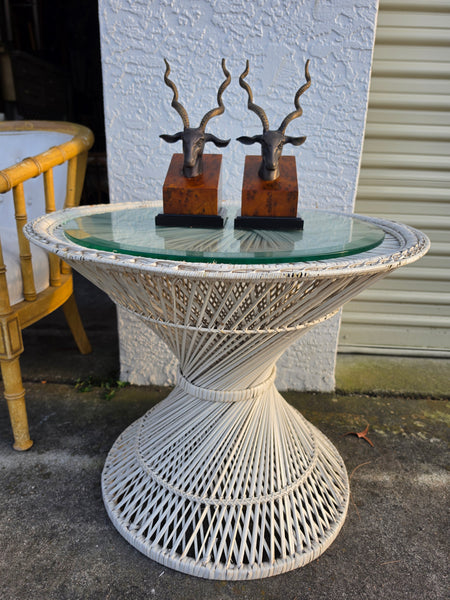 VINTAGE MID CENTURY MODERN BRASS ~ BRONZE BURLWOOD  ANTELOPE/ GAZELLE/ IBEX 🦌🦄 BOOKENDS (2) ~ MISC