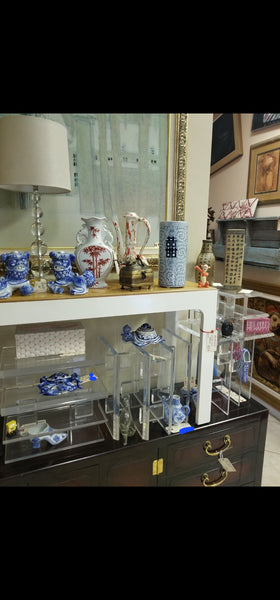 DIANE BLUE AND WHITE HAND PAINTED CERAMIC/ PORCELAIN/ STONEWARE TURTLE 💙🐢🐢🤍 TURTLE LIDDED BOX/ TRINKET BOX/ CANDY DISH/ CAT DISH/ CANDLE HOLDER ~ MISC