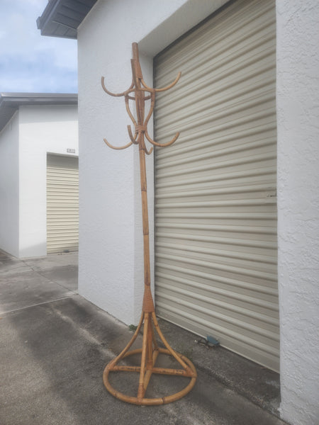 VINTAGE BAMBOO PAGODA COAT/HAT RACK ~ MISC