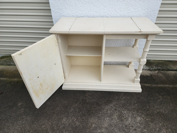 VINTAGE FAUX BAMBOO BAR/ BAR CART/ SERVER/ BUFFET