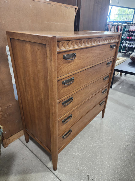 VINTAGE MID CENTURY MODERN BROYHILL PREMIER TALLBOY DRESSER