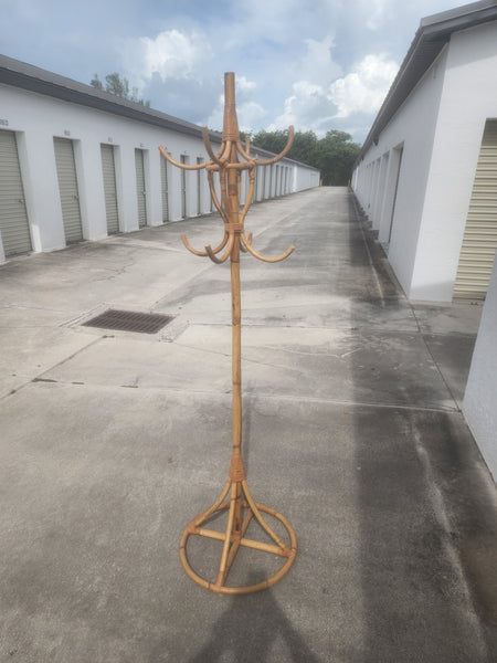 VINTAGE BAMBOO PAGODA COAT/HAT RACK ~ MISC
