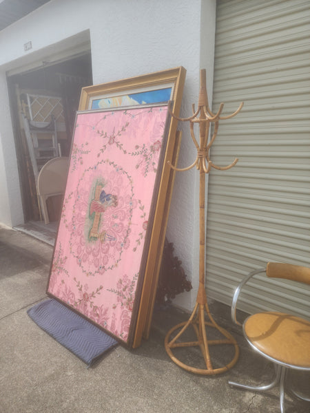 VINTAGE BAMBOO PAGODA COAT/HAT RACK ~ MISC