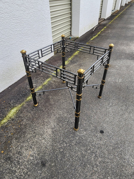 VINTAGE MAITLAND-SMITH CHINOISERIE FRETWORK END TABLE
