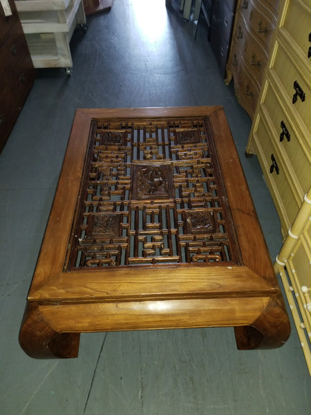 MING CHIPPENDALE COFFEE TABLE