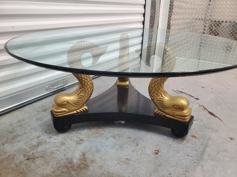 VINTAGE KOI FISHEE COFFEE TABLE