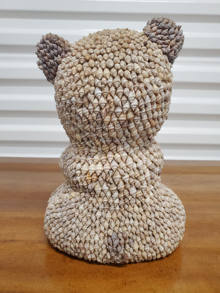 VINTAGE LARGE SHELL ENCRUSTED BEAR ~ MISC