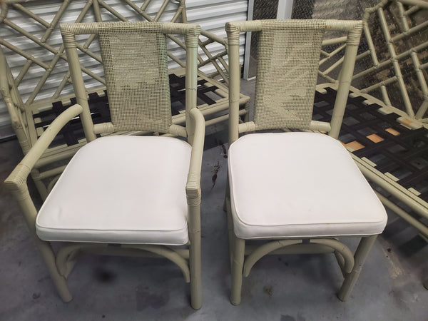 VINTAGE RATTAN/ CANE ACCENT/ DESK/ SIDE/ DINING CHAIR (2 AVAILABLE)