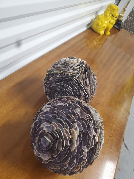 PURPLE SHELL BALLS (2) ~ MISC