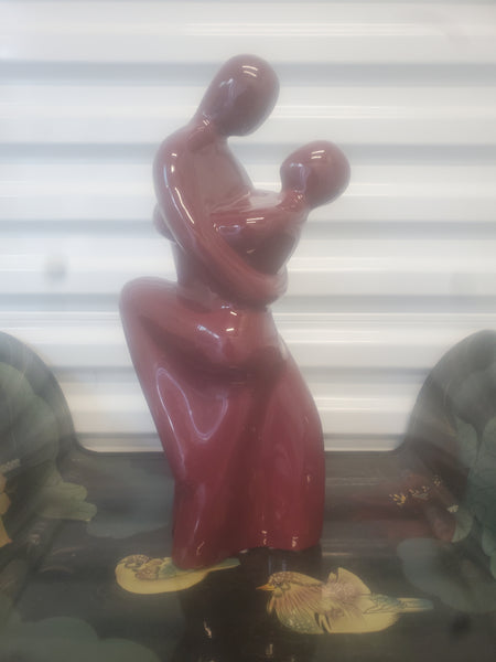 VINTAGE HAEGER MAN & WOMAN CERAMIC STATUE/SCULPTURE ~ MISC