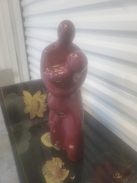 VINTAGE HAEGER MAN & WOMAN CERAMIC STATUE/SCULPTURE ~ MISC