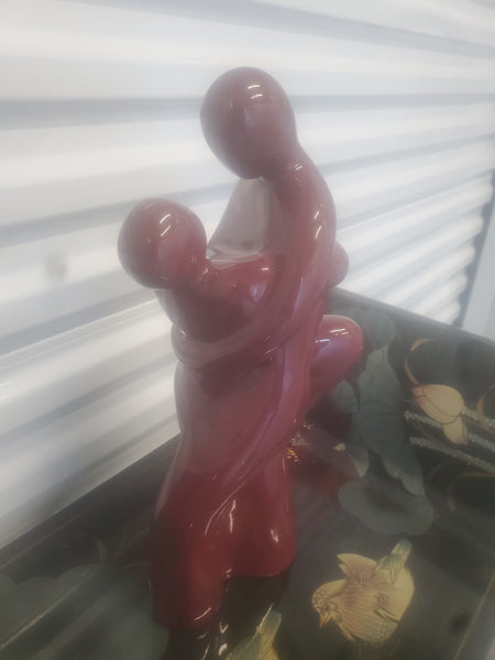 VINTAGE HAEGER MAN & WOMAN CERAMIC STATUE/SCULPTURE ~ MISC