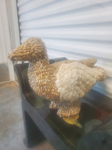 VINTAGE LARGE SHELL ENCRUSTED QUACK QUACK DUCKY ~ MISC