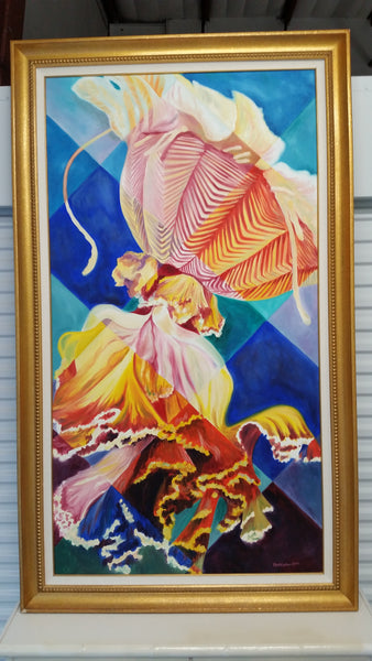 SIGNED XL "JELLYFISH"/FLORAL ART