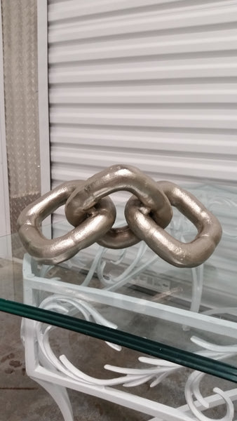 LARGE CHAIN LINK DECOR/PAPER WEIGHT ~ MISC