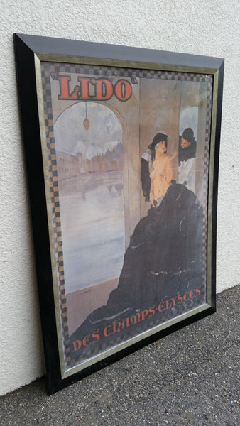 LIDO DES CHAMPS ELYSEES FRAMED POSTER/PRINT ~ ART