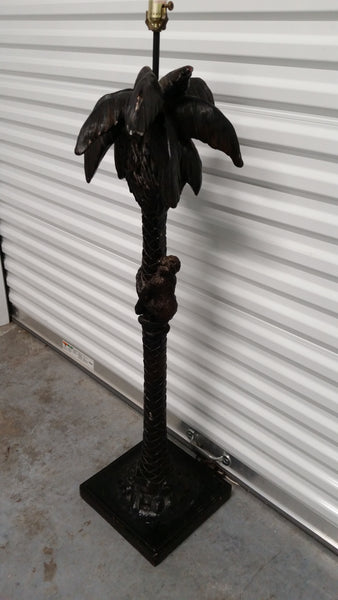 AUSTIN PRODUCTIONS 2000 THE HOME COLLECTION MONKEY PALM TREE FLOOR LAMP
