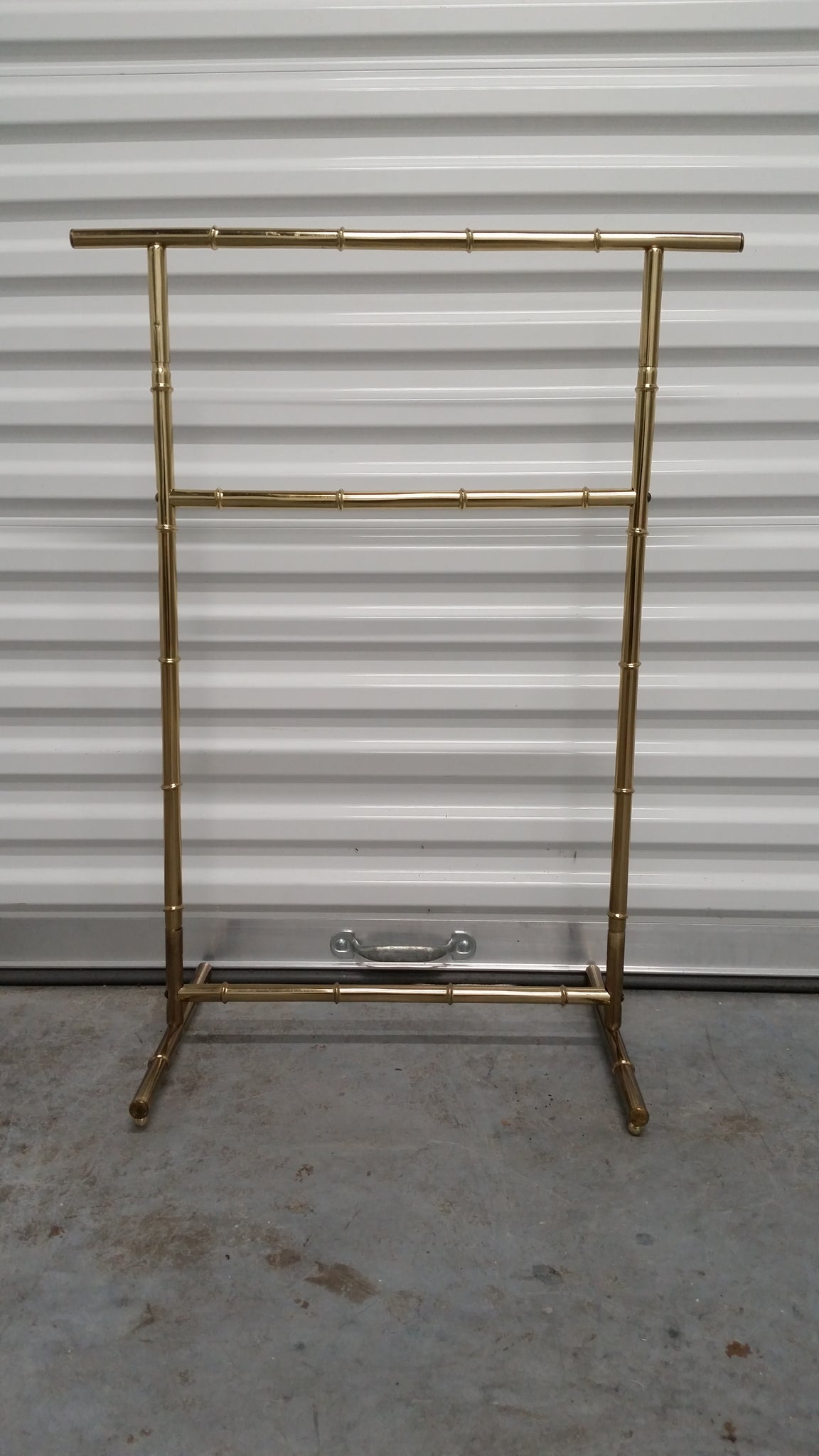 VINTAGE BRASS FAUX BAMBOO TOWEL/ QUILT RACK ~ MISC – BOBS BEACH CHIC  TREASURES