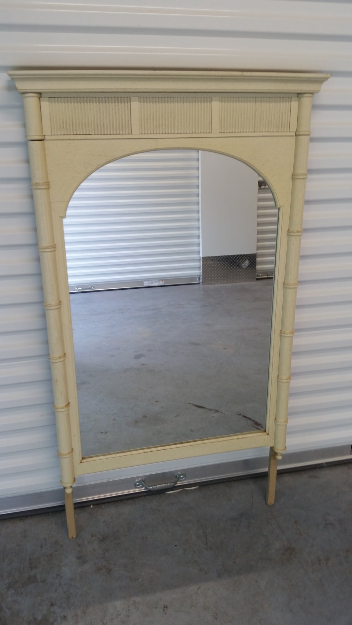 VINTAGE FAUX BAMBOO MIRROR